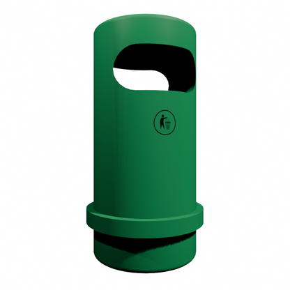 Singapore Public Waste Bin 85L (Green) | Free 3D Models